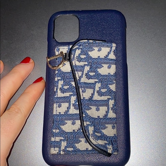 Dior iPhone 11 Pro leather case